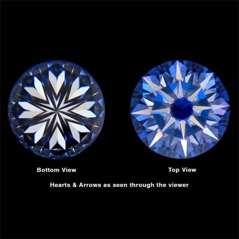 gepas Tiny Moissanite Stone 0.8-3.5mm White D Color Round Brilliant VVS1 Small Size Loose Moissanite Gemstone for Custom Diamond Jewely - Image 5